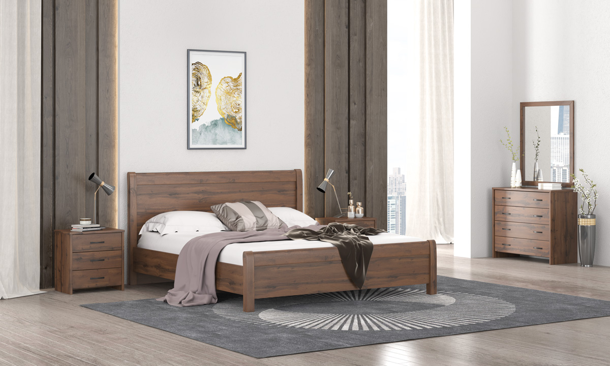 ΚΡΕΒΑΤΙ ΞΥΛΙΝΟ Bed 14 Karidi